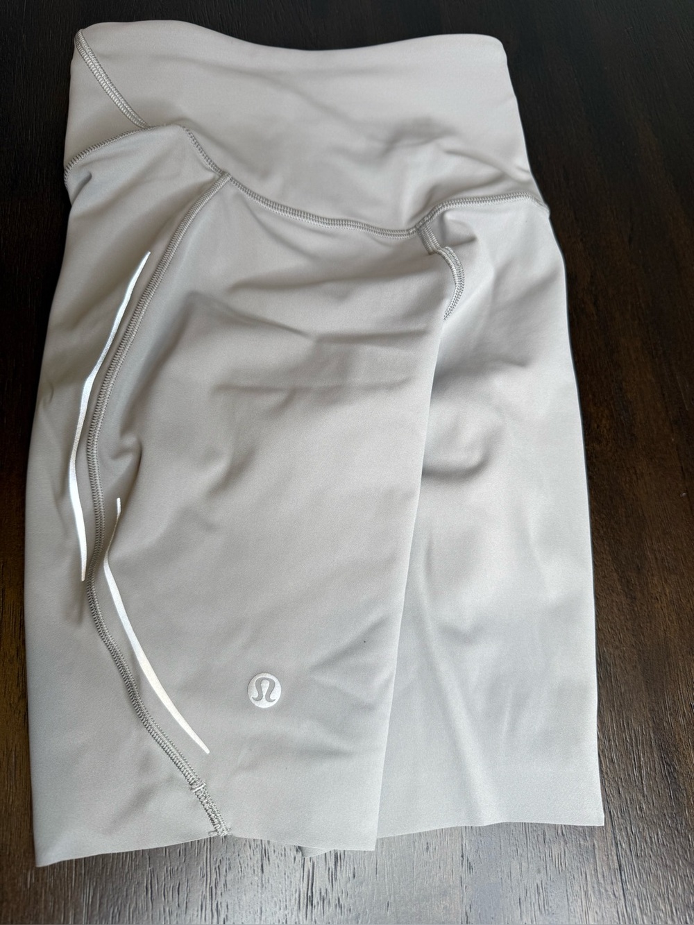 NWOT lululemon athletica Gray Women's High-Rise Bike Shorts